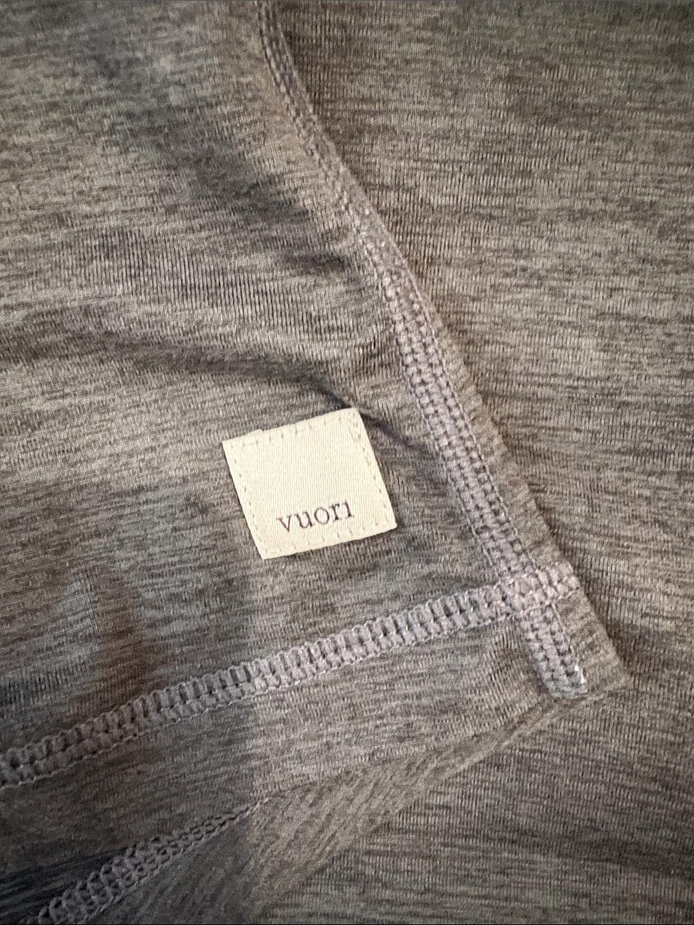 Charcoal Gray Vuori Lux Performance Tank Size M - Picture 2 of 3